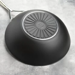 Demeyere AluPro 12" Ceramic Nonstick Flat Bottom Wok -Zwilling Shop DSC 2585 1