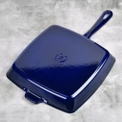 Staub 12" Sapphire Blue Square Grill Pan -Zwilling Shop DSC 2597 855b543c 499a 4b63 bdca bb5ac0771bae