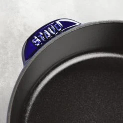 Staub 8.5" Sapphire Blue Cast Iron Deep Traditional Skillet -Zwilling Shop DSC 2612