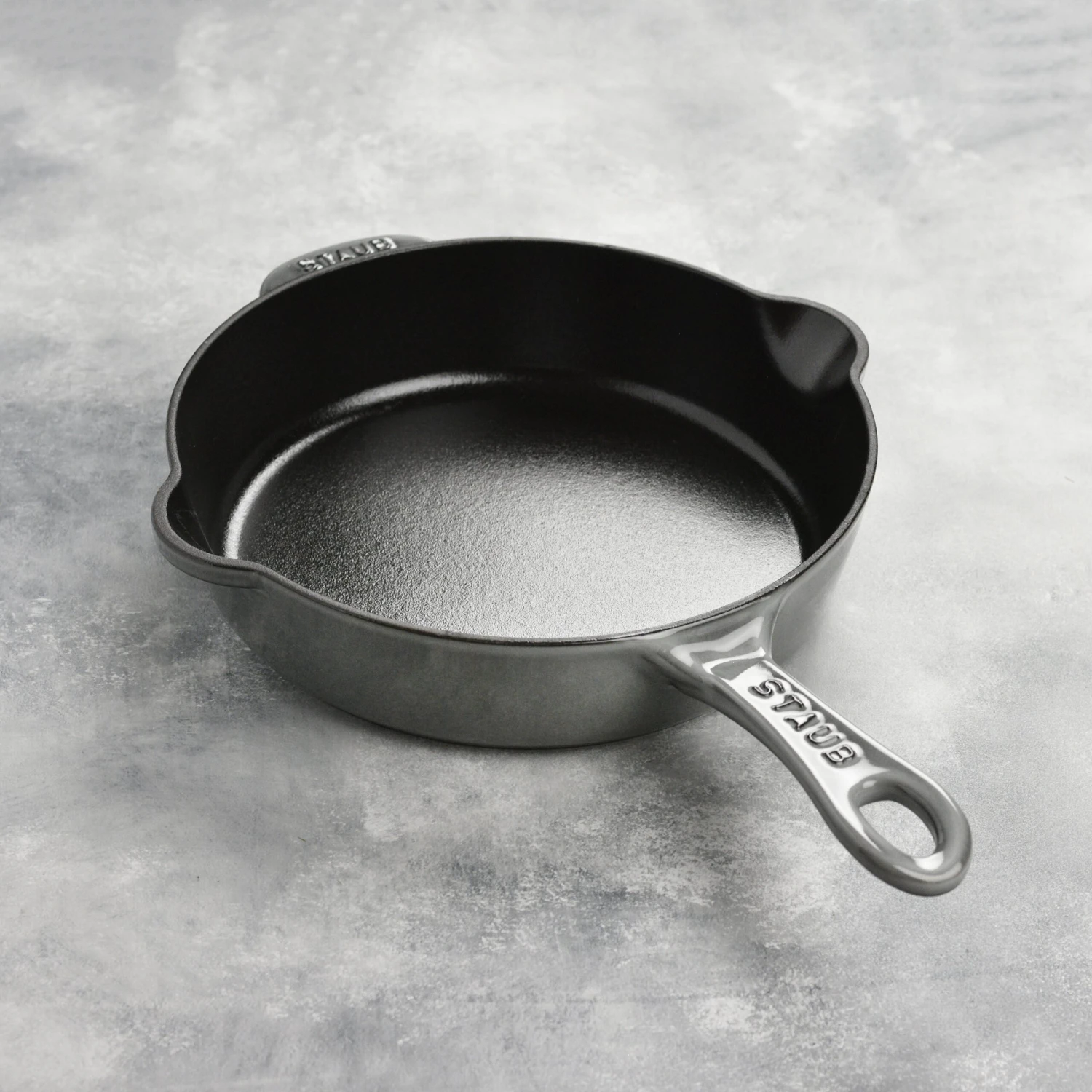 Staub 8.5" Graphite Gray Cast Iron Deep Traditional Skillet 7 Staub 8.5" Graphite Gray Cast Iron Deep Traditional Skillet - Image 5