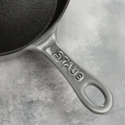 Staub 8.5" Graphite Gray Cast Iron Deep Traditional Skillet 15 Staub 8.5" Graphite Gray Cast Iron Deep Traditional Skillet -Zwilling Shop DSC 2615