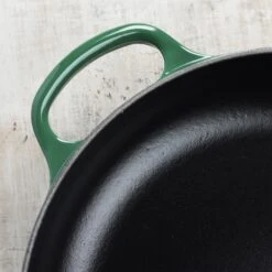 Le Creuset Cast Iron 10.25" Artichaut Fry Pan With Wood Handle -Zwilling Shop DSC 2654