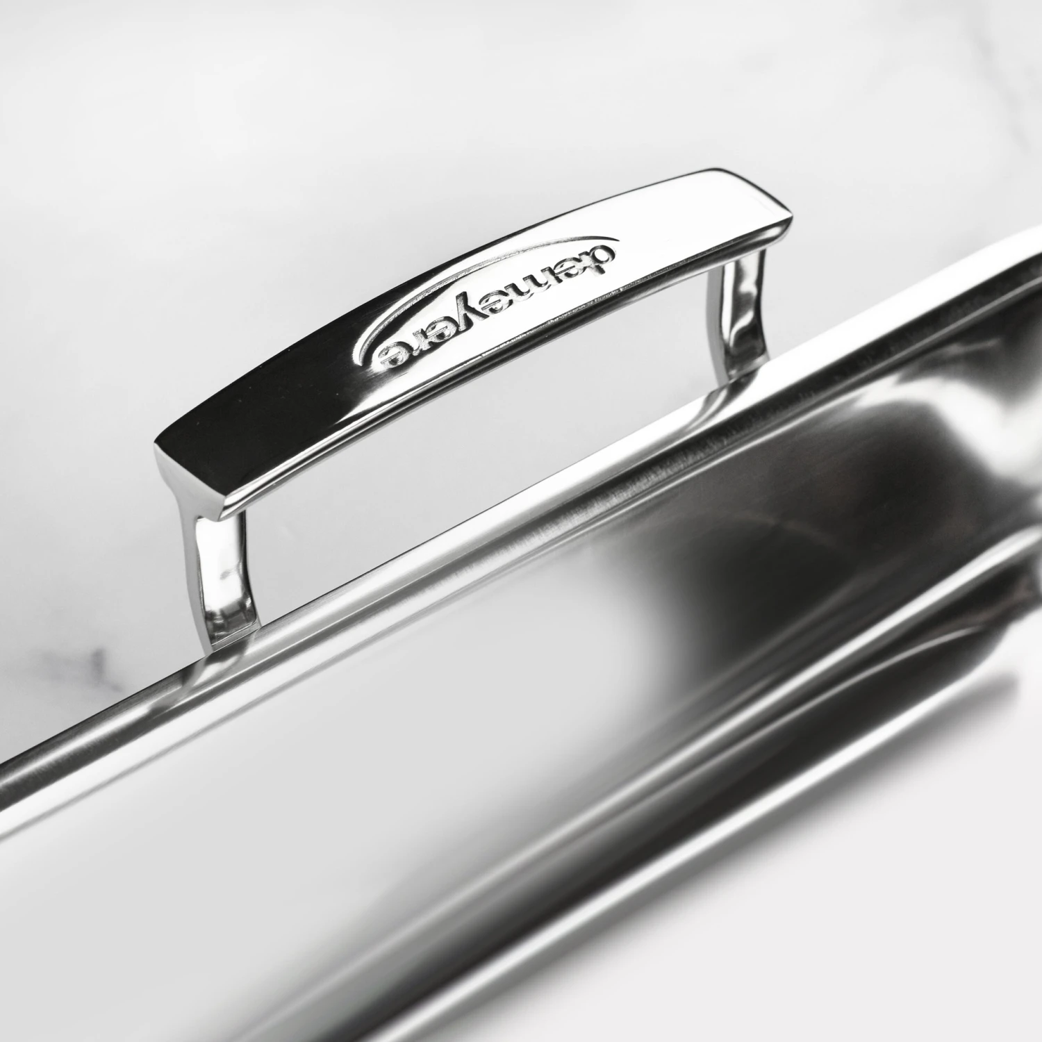 Demeyere 5-Plus 15.7" X 13.3" Stainless Steel Roasting Pan With Rack 5 Demeyere 5-Plus 15.7" X 13.3" Stainless Steel Roasting Pan With Rack - Image 3