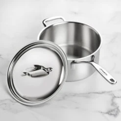 Demeyere 5-Plus 4-quart Stainless Steel Saucepan -Zwilling Shop DSC 2685 1
