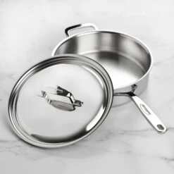 Demeyere 5-Plus 3-quart Stainless Steel Saute Pan -Zwilling Shop DSC 2692