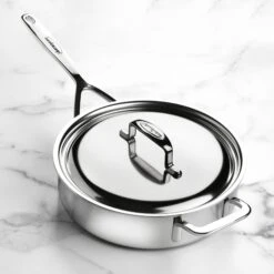 Demeyere 5-Plus 3-quart Stainless Steel Saute Pan -Zwilling Shop DSC 2693
