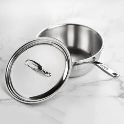 Demeyere 5-Plus 3.5-quart Stainless Steel Saucier -Zwilling Shop DSC 2915