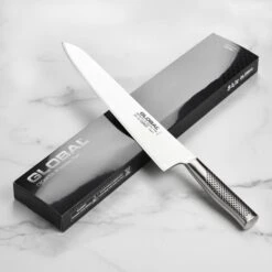 Global 12" Heavyweight Chef's Knife -Zwilling Shop DSC 2946