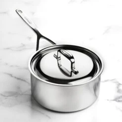 Demeyere 5-Plus 3-quart Stainless Steel Saucepan -Zwilling Shop DSC 2954