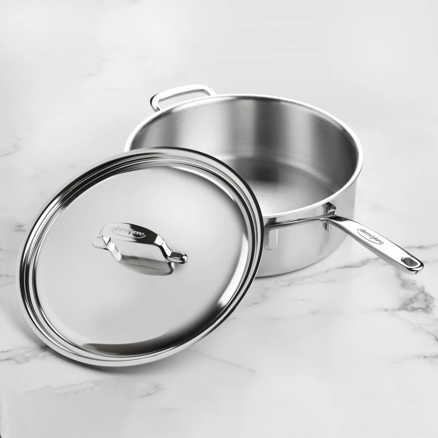 Demeyere 5-Plus 6.5-quart Stainless Steel Saute Pan 9 Demeyere 5-Plus 6.5-quart Stainless Steel Saute Pan - Image 7