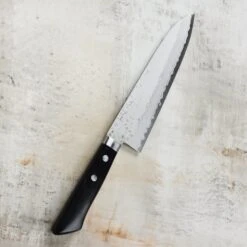 Masutani VG10 Damascus 7" Gyuto, Black Handle -Zwilling Shop DSC 2972