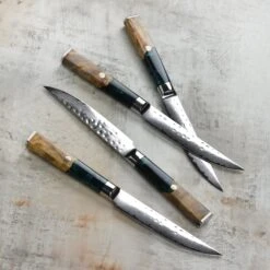 Nexus 4 Piece Damascus Steak Knife Set, Resin & Stabilized Wood 13 Nexus 4 Piece Damascus Steak Knife Set, Resin & Stabilized Wood -Zwilling Shop DSC 3001