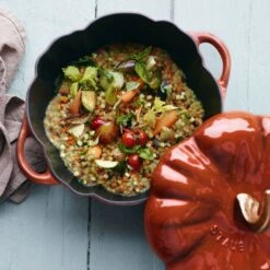 Staub 3.5-quart Burnt Orange Cast Iron Pumpkin Cocotte -Zwilling Shop DSC 310