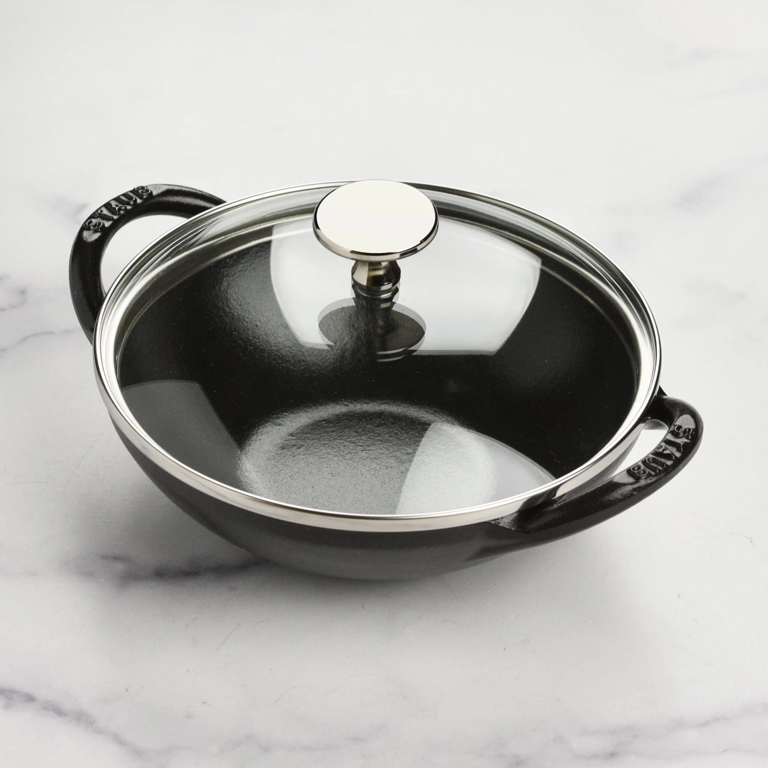 Staub 6.5" Matte Black Baby Wok 9 Staub 6.5" Matte Black Baby Wok - Image 7