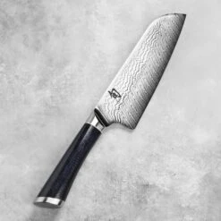 Shun Shiranami 7" Santoku Knife -Zwilling Shop DSC 3401