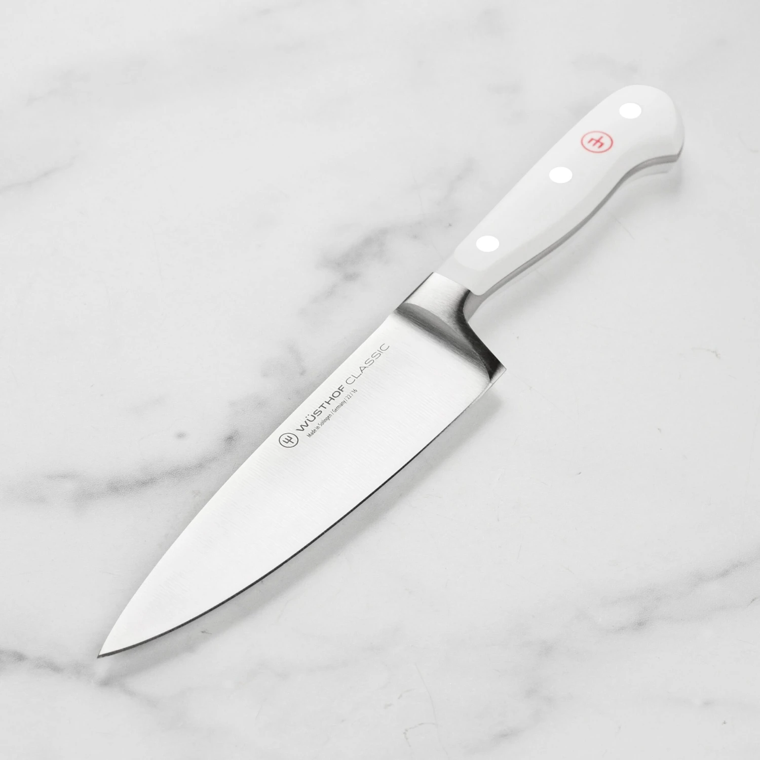 Wusthof Classic White 6" Chef's Knife 3 Wusthof Classic White 6" Chef's Knife