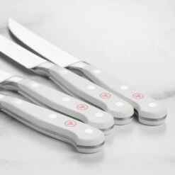 Wusthof Classic White 4 Piece Steak Knife Set 10 Wusthof Classic White 4 Piece Steak Knife Set -Zwilling Shop DSC 3502