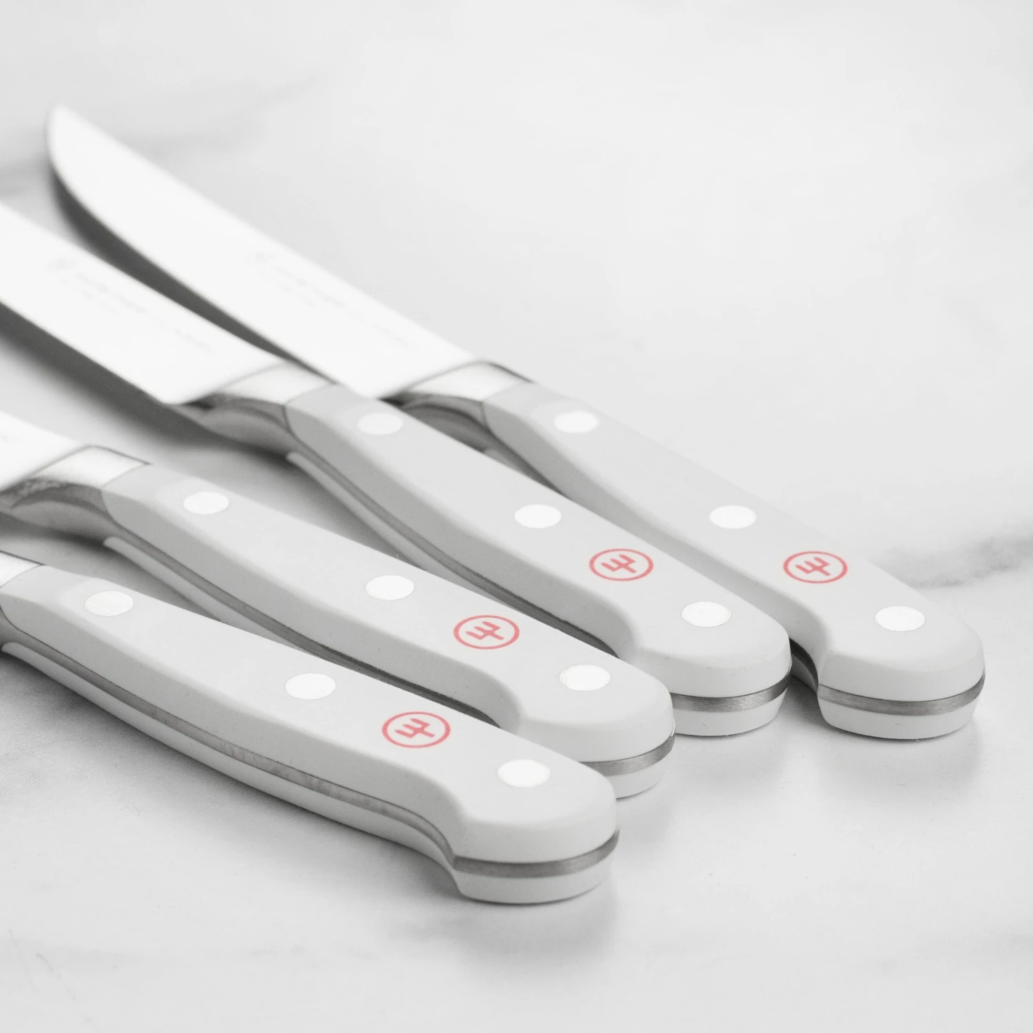 Wusthof Classic White 4 Piece Steak Knife Set 4 Wusthof Classic White 4 Piece Steak Knife Set - Image 2