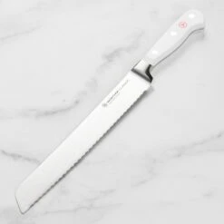 Wusthof Classic White 9" Double Serrated Bread Knife