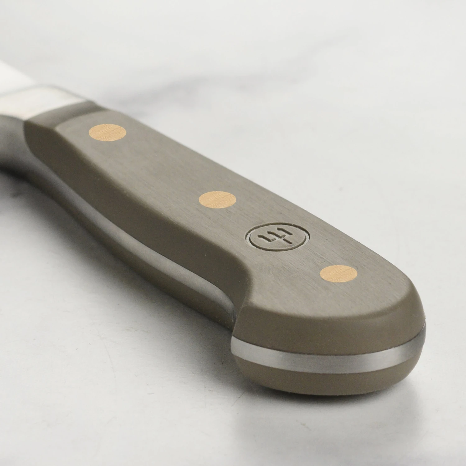 Wusthof Classic 7" Velvet Oyster Hollow Edge Santoku Knife 4 Wusthof Classic 7" Velvet Oyster Hollow Edge Santoku Knife - Image 2