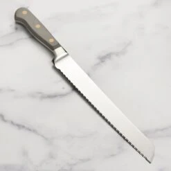 Wusthof Classic 9" Velvet Oyster Double Serrated Bread Knife -Zwilling Shop DSC 3634