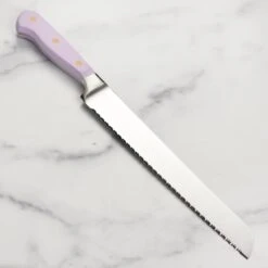 Wusthof Classic 9" Purple Yam Double Serrated Bread Knife -Zwilling Shop DSC 3641