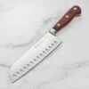 Wusthof Classic 7" Tasty Sumac Hollow Edge Santoku Knife -Zwilling Shop DSC 3648