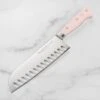Wusthof Classic 7" Pink Himalayan Salt Hollow Edge Santoku Knife