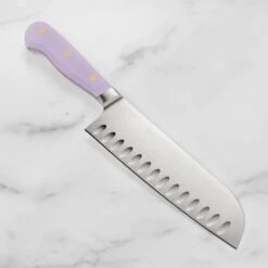 Wusthof Classic 7" Purple Yam Hollow Edge Santoku Knife -Zwilling Shop DSC 3655 a065ff25 b651 4fd3 b2ba 0c58188929a7