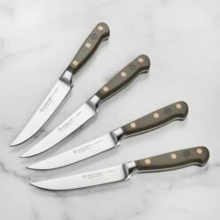 Wusthof Classic 4 Piece Velvet Oyster Steak Knife Set
