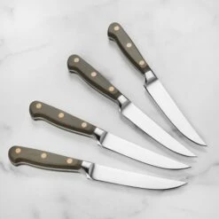 Wusthof Classic 4 Piece Velvet Oyster Steak Knife Set -Zwilling Shop DSC 3713
