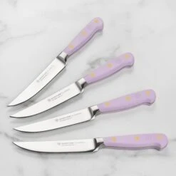 Wusthof Classic 4 Piece Purple Yam Steak Knife Set