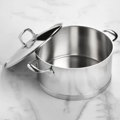 Demeyere Atlantis 8.9-quart Stainless Steel Dutch Oven -Zwilling Shop DSC 3881