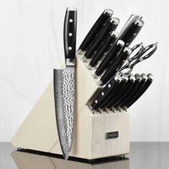 Enso HD 16 Piece Gray Ash Knife Block Set