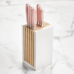 Wusthof Classic 8 Piece Pink Himalayan Salt Knife Block Set -Zwilling Shop DSC 4131 1