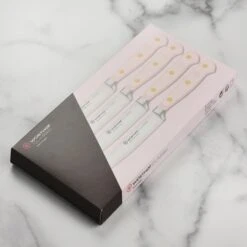 Wusthof Classic 4 Piece Pink Himalayan Salt Steak Knife Set -Zwilling Shop DSC 4142