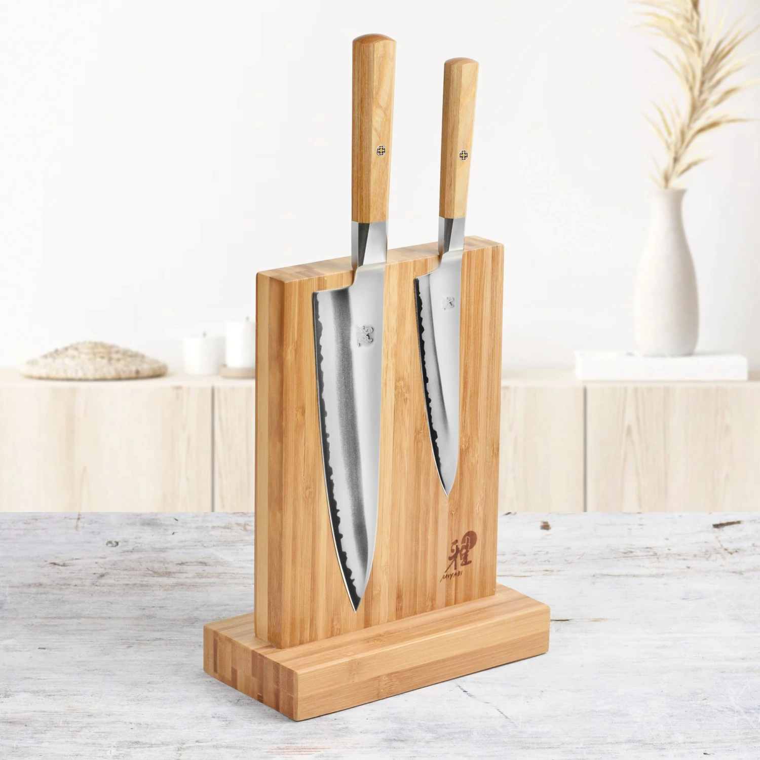 Miyabi Koya 3 Piece Magnetic Knife Stand Set 3 Miyabi Koya 3 Piece Magnetic Knife Stand Set