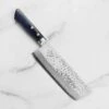 Masutani VG10 Damascus 6.7" Tall Nakiri, Blue Handle -Zwilling Shop DSC 4504