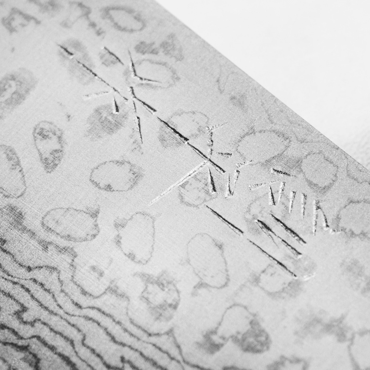 Masutani VG10 Damascus 7" Gyuto, Blue Handle 7 Masutani VG10 Damascus 7" Gyuto, Blue Handle - Image 5