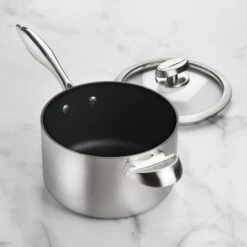 Scanpan CX+ 4-quart Stainless Steel Nonstick Saucepan -Zwilling Shop DSC 4571