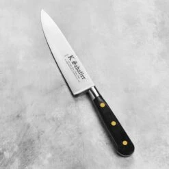 K Sabatier Au Carbone 6" Utility Knife -Zwilling Shop DSC 4590 f013c406 6d9c 401a b191 1e5255a5c31d