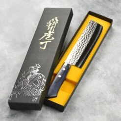 Masutani VG10 Hammered Damascus 6.7" Nakiri, Blue Handle 17 Masutani VG10 Hammered Damascus 6.7" Nakiri, Blue Handle -Zwilling Shop DSC 4670 e0cf5c1e 80da 4f45 bdb1 d5a9af4cca59