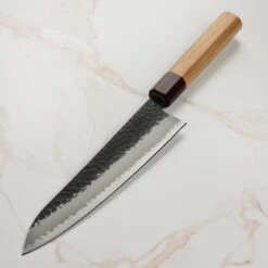 Takayuki Aogami Super Kurouchi 8.25" Gyuto -Zwilling Shop DSC 4981