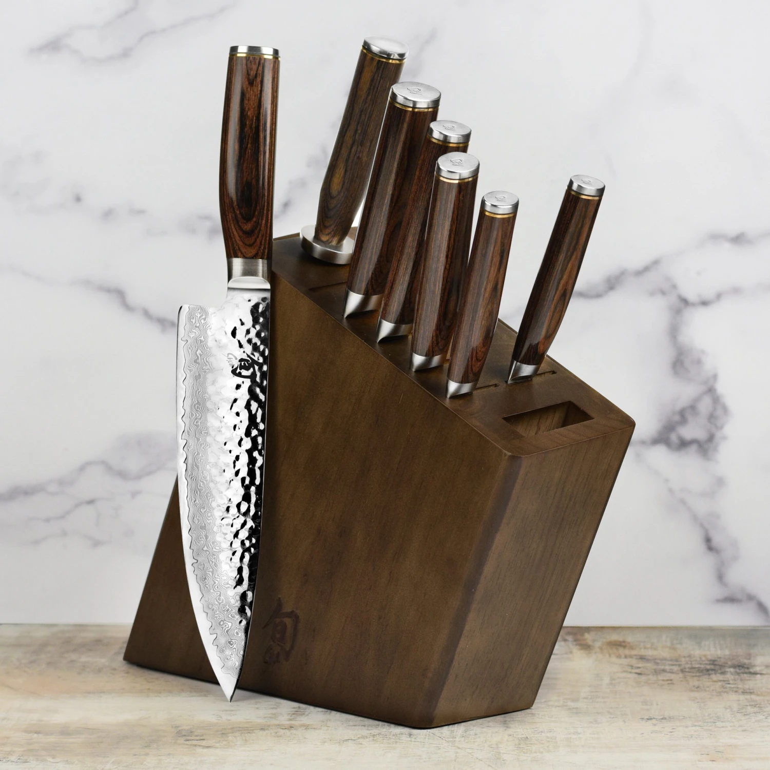 Shun Premier 8 Piece Knife Block Set 3 Shun Premier 8 Piece Knife Block Set