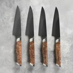 Steelport Carbon Steel 4 Piece Steak Knife Set With Case -Zwilling Shop DSC 5049