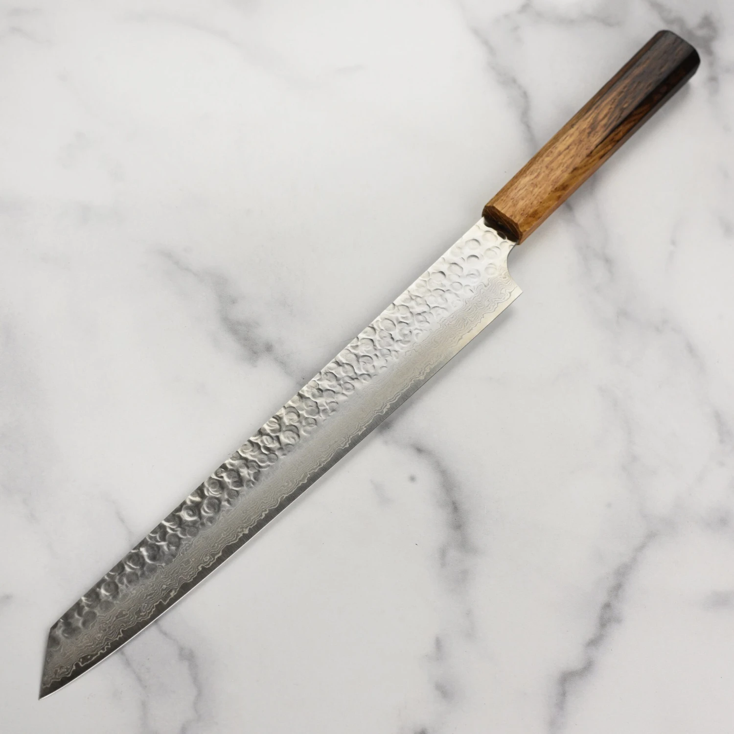 Takayuki Tsuchime Damascus Urushi 11.8" Kengata-Yanagiba 7 Takayuki Tsuchime Damascus Urushi 11.8" Kengata-Yanagiba - Image 5