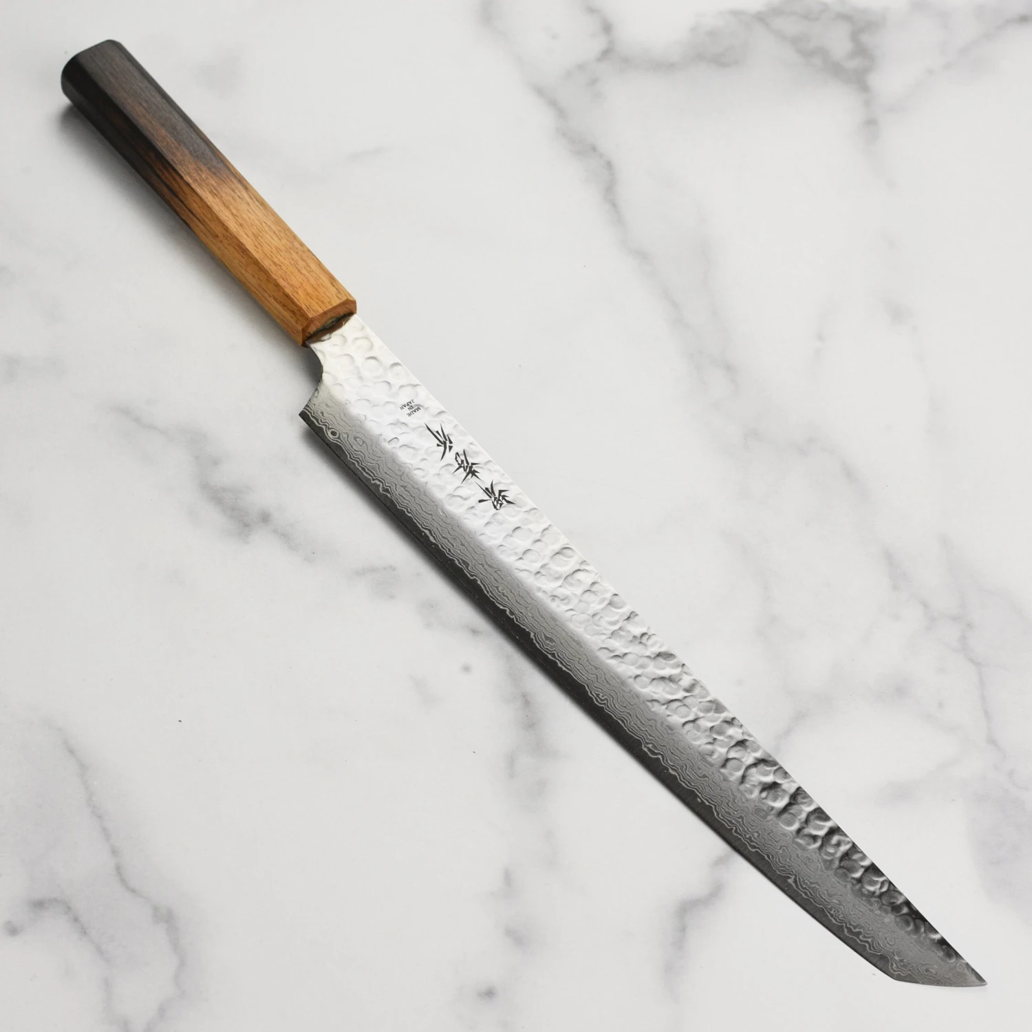 Takayuki Tsuchime Damascus Urushi 11.8" Sakimaru-Yanagiba 3 Takayuki Tsuchime Damascus Urushi 11.8" Sakimaru-Yanagiba