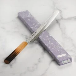 Takayuki Tsuchime Damascus Urushi 11.8" Sakimaru-Yanagiba 25 Takayuki Tsuchime Damascus Urushi 11.8" Sakimaru-Yanagiba -Zwilling Shop DSC 5092