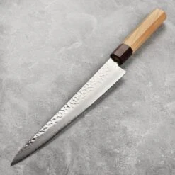 Takayuki Tsuchime Damascus 9.4" Sujihiki -Zwilling Shop DSC 5099