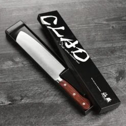 Senzo Clad AUS10 6.75" Nakiri Knife -Zwilling Shop DSC 5275